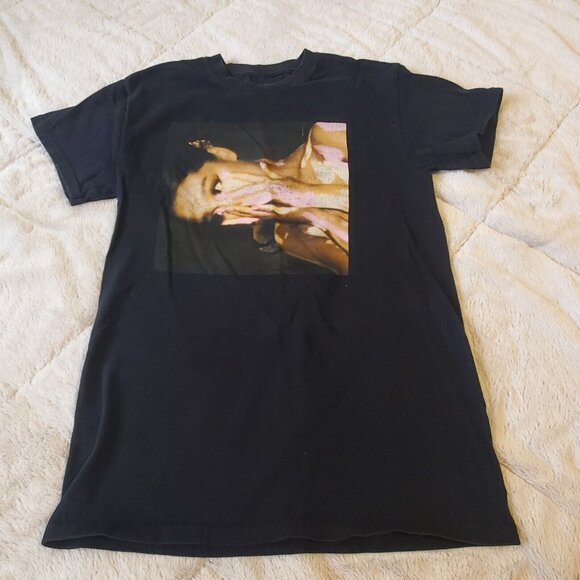 Ariana Grande Tops - Ariana Grande Official World Tour Merch Side Photo Black T-Shirt Size Medium